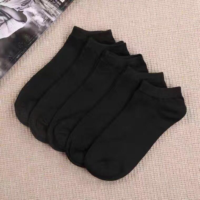 ezy2find women's socks Black / One size Black And White Gray Boat Socks Tube Socks Men And Women Thick Socks