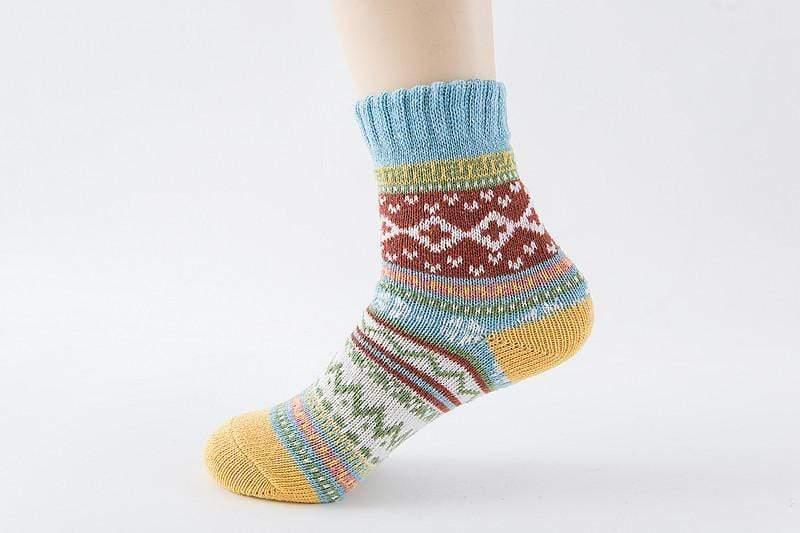 ezy2find women's socks Blue Warm women's rabbit wool socks, wool socks