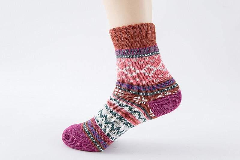 ezy2find women's socks Brown Warm women's rabbit wool socks, wool socks