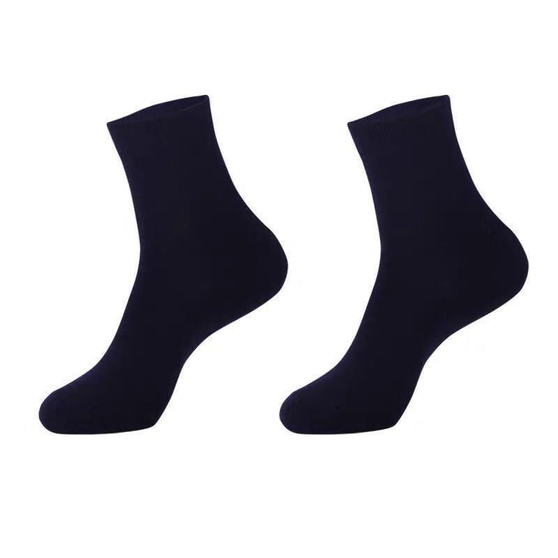 ezy2find women's socks In the tube black / One size Black And White Gray Boat Socks Tube Socks Men And Women Thick Socks