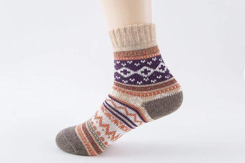 ezy2find women's socks Khaki Warm women's rabbit wool socks, wool socks