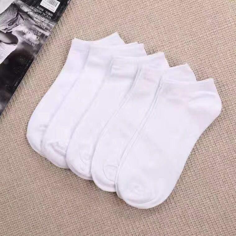 ezy2find women's socks White / One size Black And White Gray Boat Socks Tube Socks Men And Women Thick Socks