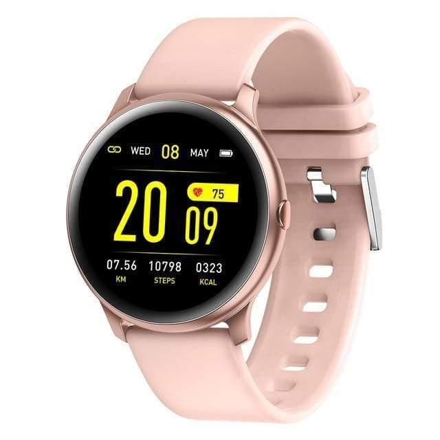 ezy2find womens watch Pink / CHINA Women Men Smart Electronic Watch Luxury Blood Pressure Digital Watches Fashion Calorie Sport Wristwatch DND Mode For Android IOS