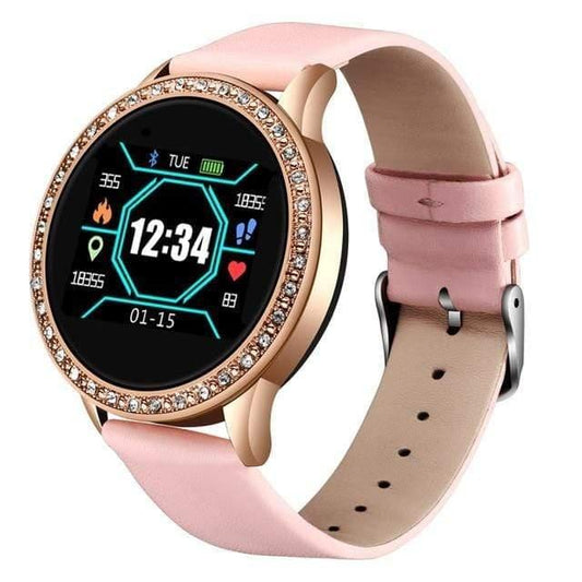 ezy2find womens watch Rose gold / CHINA Women Men Smart Electronic Watch Luxury Blood Pressure Digital Watches Fashion Calorie Sport Wristwatch DND Mode For Android IOS
