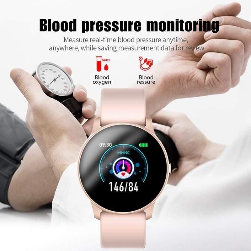 ezy2find womens watch Women Men Smart Electronic Watch Luxury Blood Pressure Digital Watches Fashion Calorie Sport Wristwatch DND Mode For Android IOS