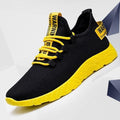 ezy2find yellow / 11 Men Sneakers 2019 New Breathable Lace Up Men Mesh Shoes Fashion Casual No-slip Men Vulcanize Shoes  Tenis Masculino